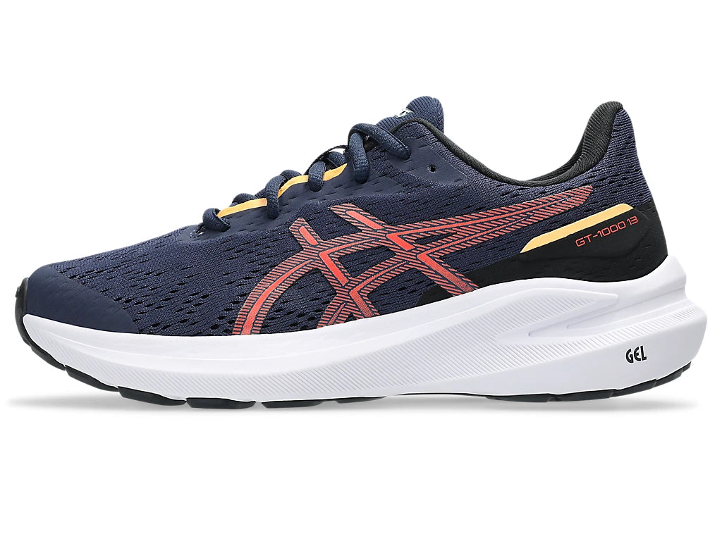 ASICS GT 1000 13 GS - Midnight/Flash Red