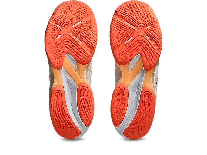 ASICS Netburner Ballistic 4 - White / Vivid Coral