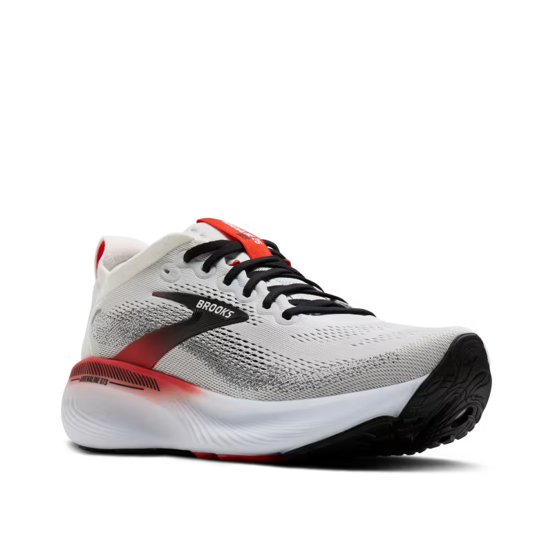 Brooks Adrenaline GTS 25 Men's - WHITE/BLACK/RED