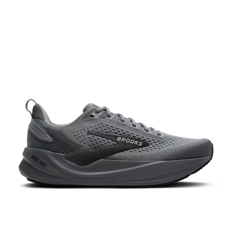 Brooks Ghost Max 4 Men's- GREY/GREY/EBONY