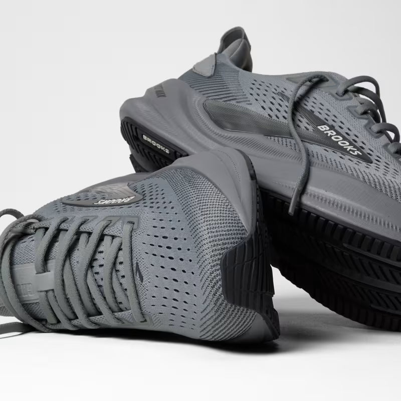 Brooks Ghost Max 4 Men's- GREY/GREY/EBONY