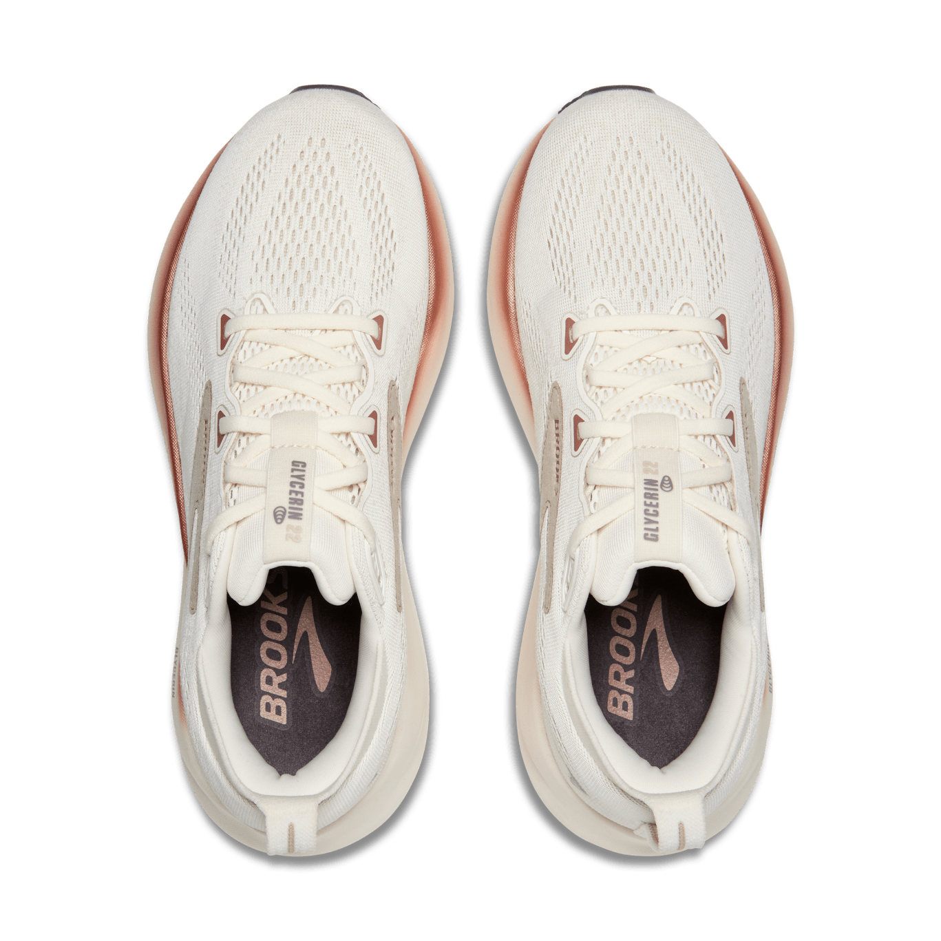 Brooks Glycerin 22 Womens - Coconut / Chateau / Rose