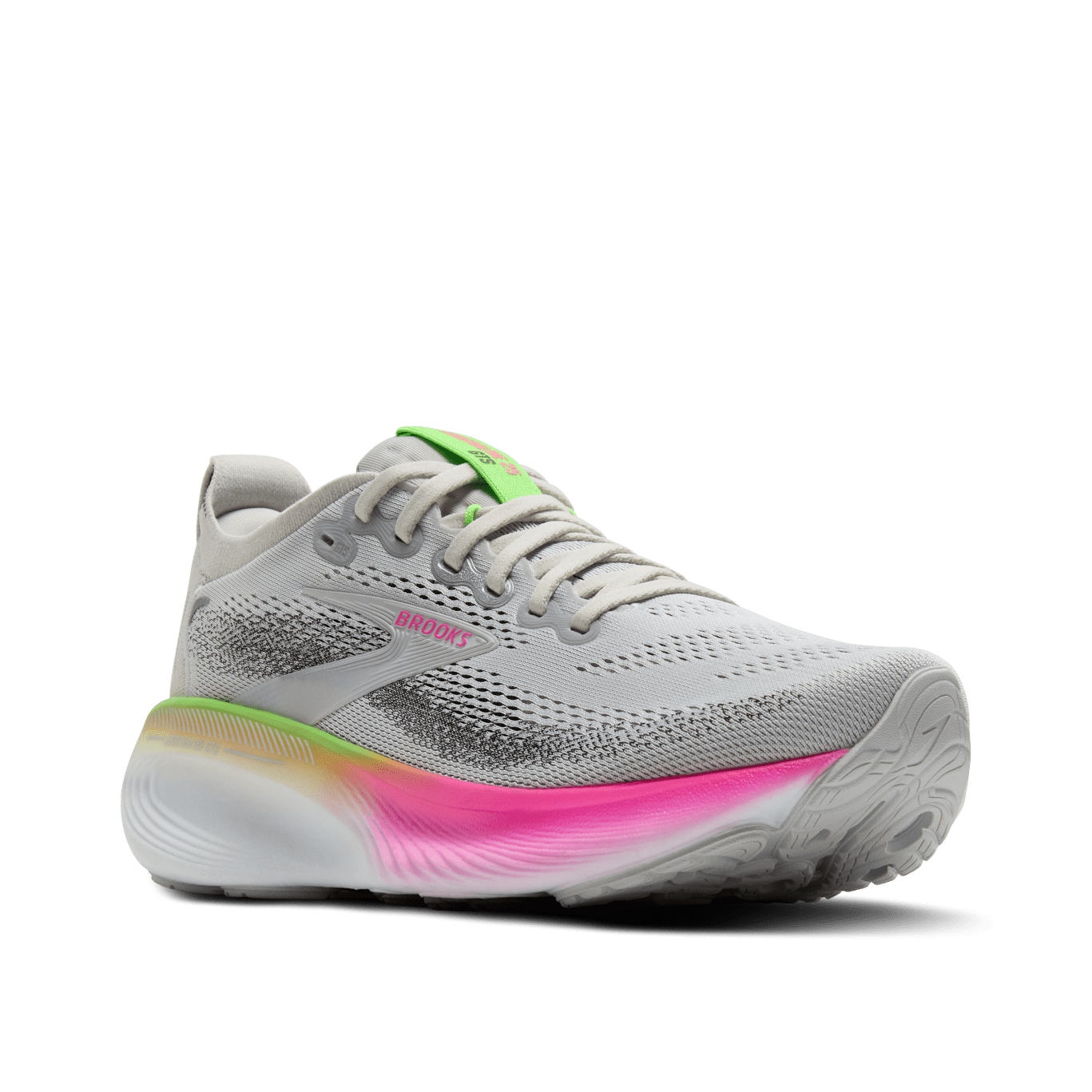 Brooks Adrenaline GTS 25 Women's Oyster/Pink/Green
