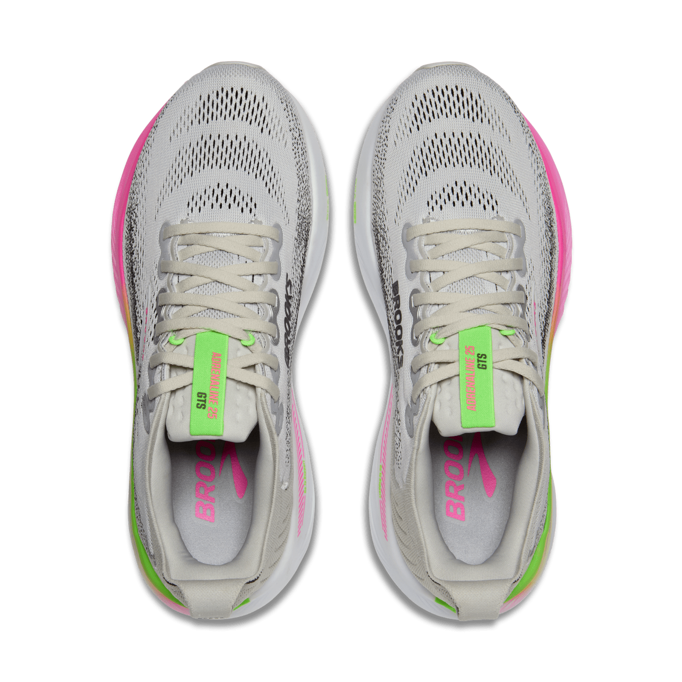 Brooks Adrenaline GTS 25 Women's Oyster/Pink/Green