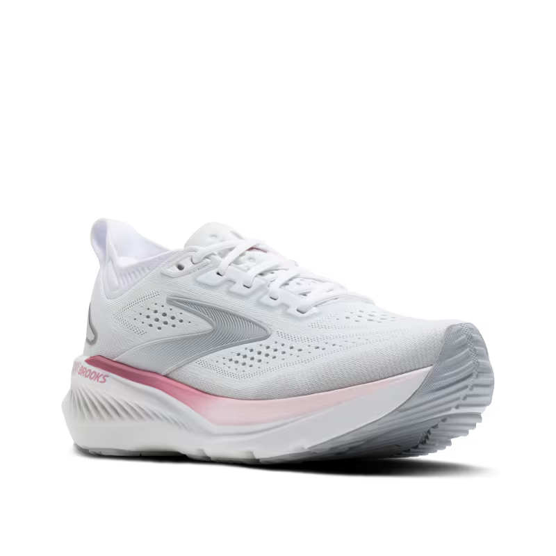 Brooks Glycerin GTS 23 Women`s - WHITE/HARBOR MIST/METAL