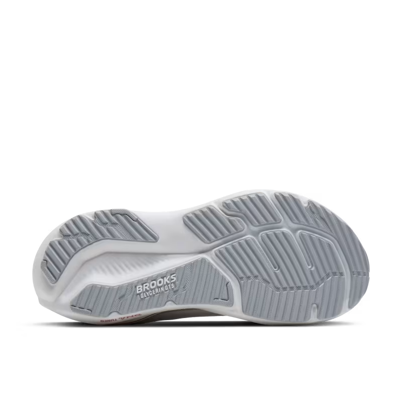 Brooks Glycerin GTS 23 Women`s - WHITE/HARBOR MIST/METAL