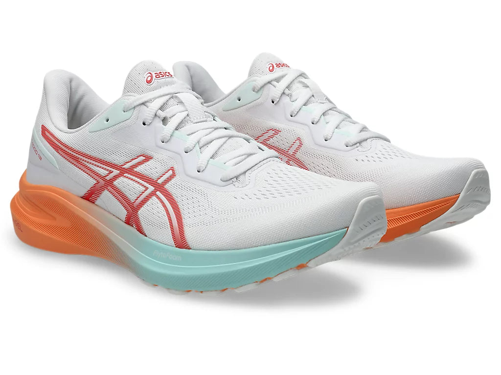 ASICS GT-1000 13 Men's - White / Coral Reef