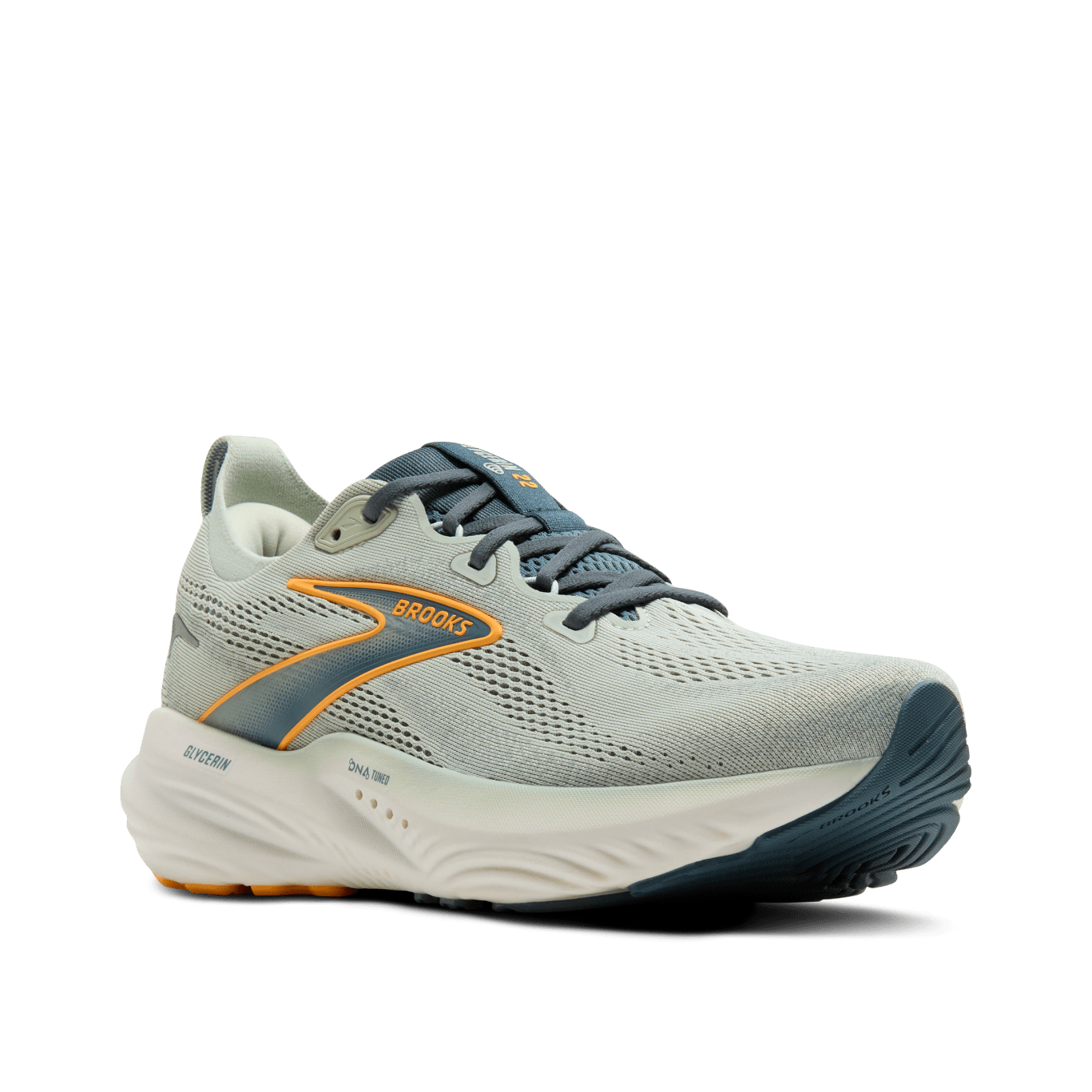 Brooks Glycerin 22 Men's - Smoke / Stormy / Orange