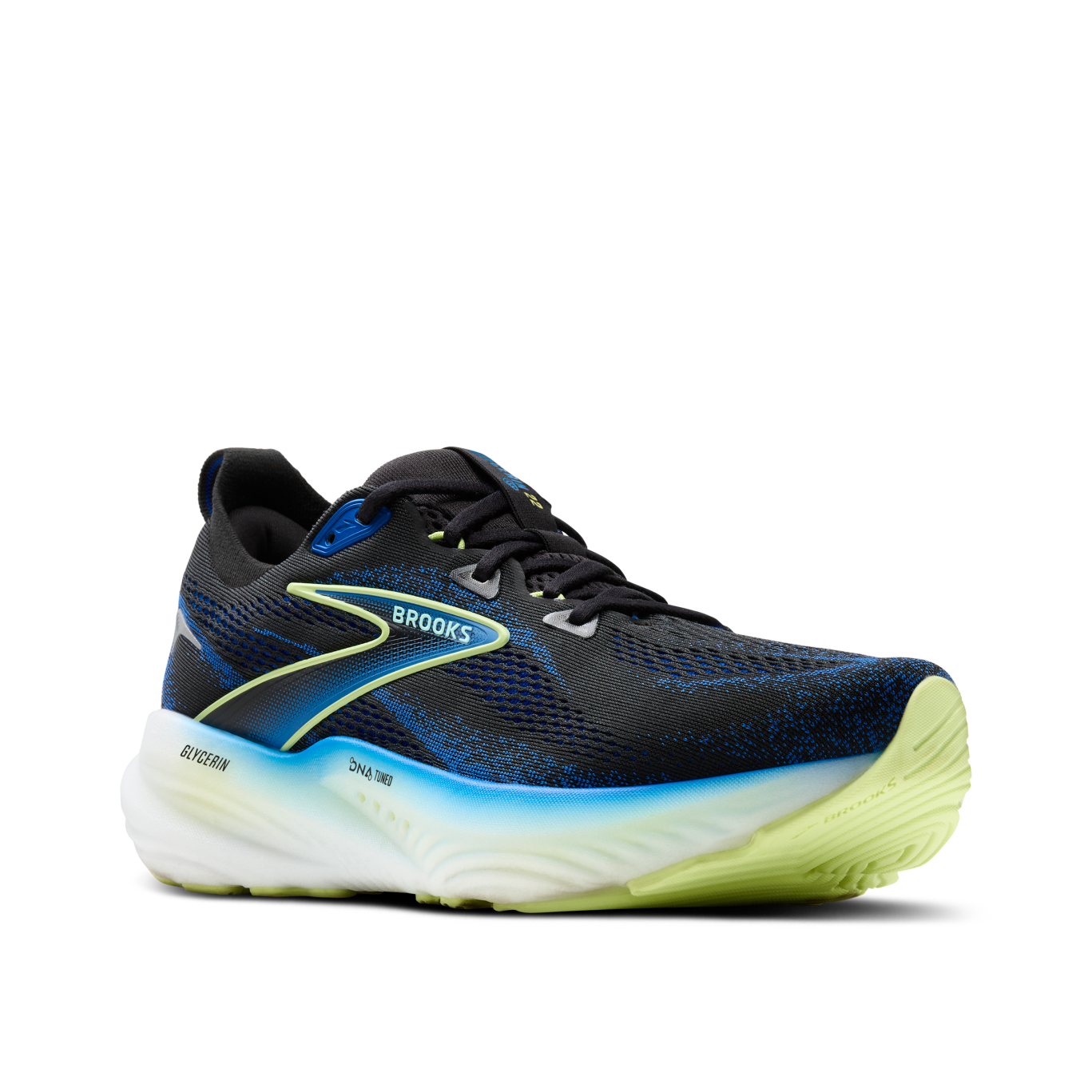 Brooks Glycerin 22 Men's - Black / Cobalt / Neo Yellow