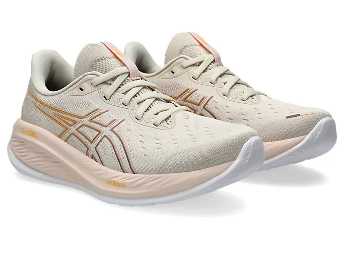 ASICS Gel-Cumulus 26 Womens - Oatmeal / Dusty Mauve