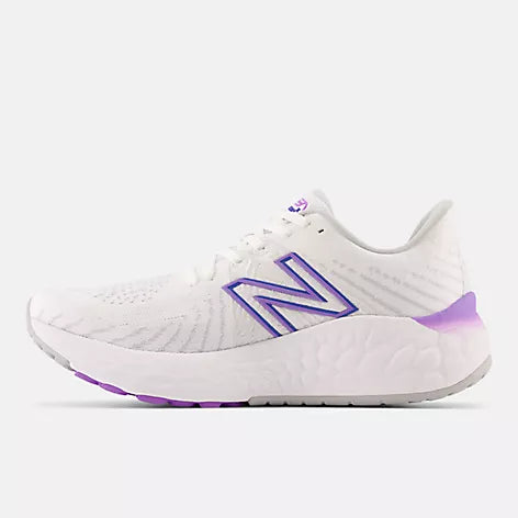 New Balance Vongo v5 Womens - White / Electric Purple / Bright Lapis