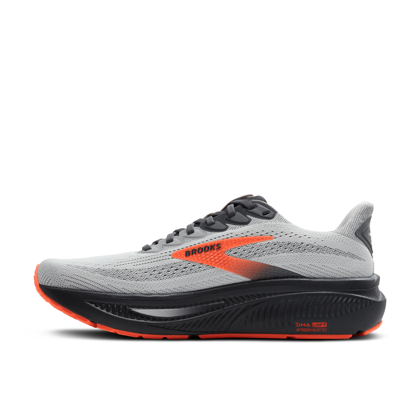 Brooks Ghost 17 Men's - Oyster Mushroom / Org / Ebony