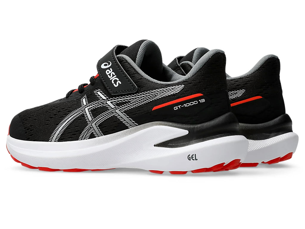 ASICS GT 1000 13 PS - Black / Fiery Red