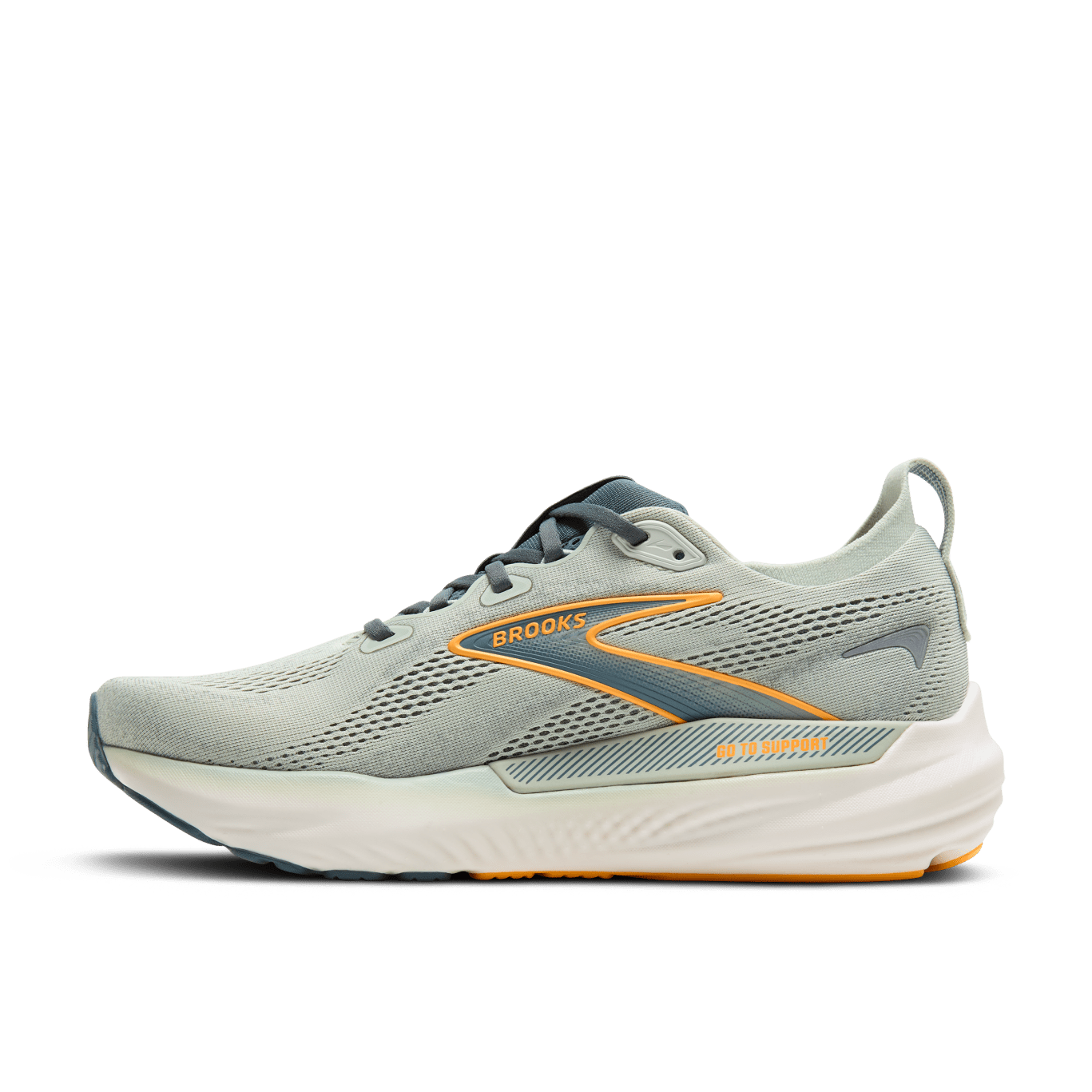 Brooks Glycerin GTS 22 Men's - Smoke / Stormy / Orange