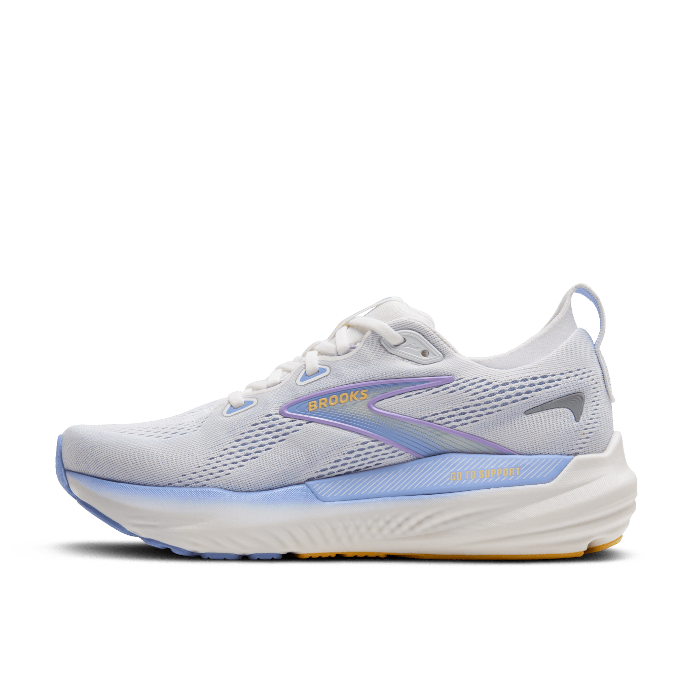 Brooks Glycerin GTS 22 Women's - White / Blue Heron / Apricot