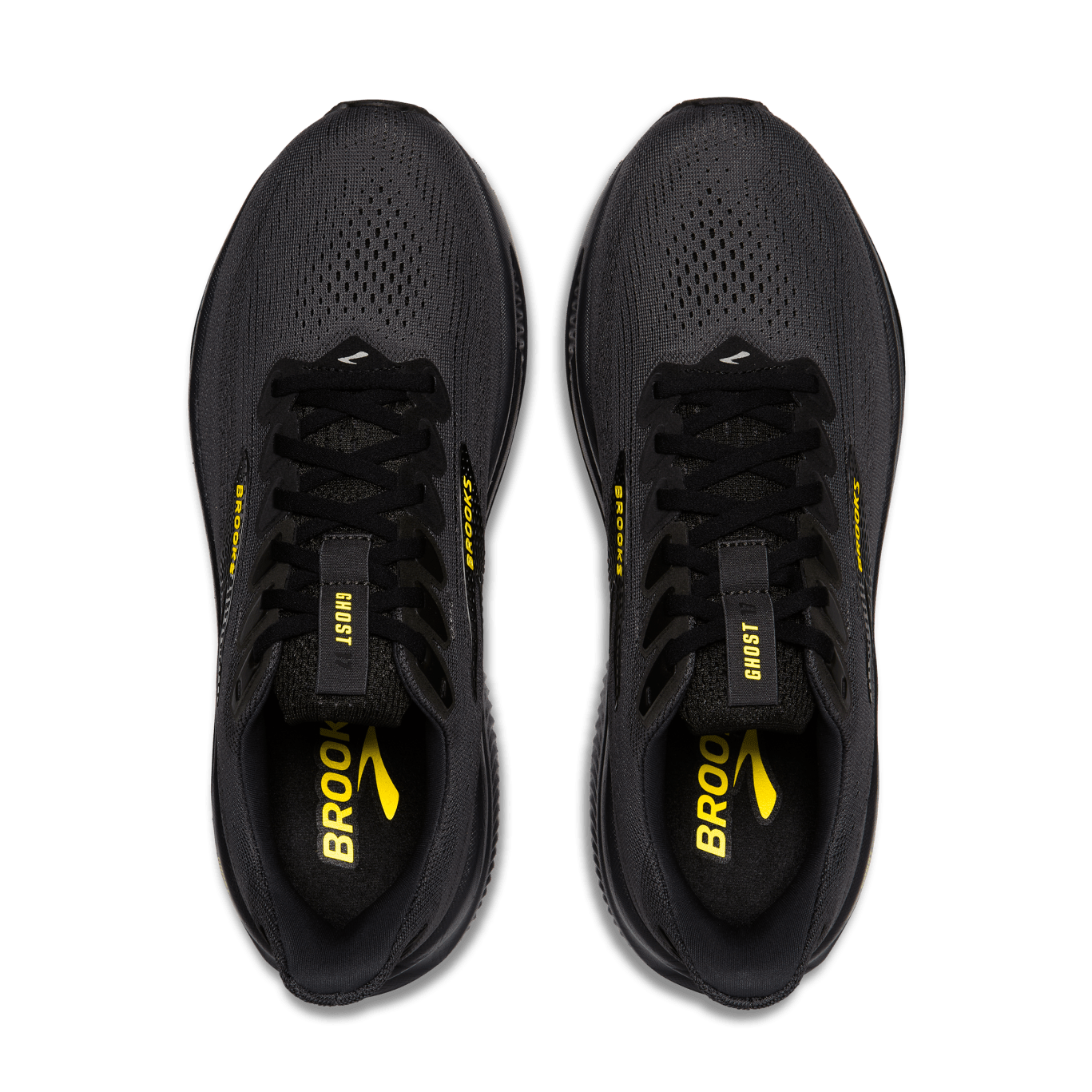Brooks Ghost 17 Men's - Ebony / Black / Yellow