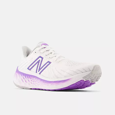 New Balance Vongo v5 Womens - White / Electric Purple / Bright Lapis