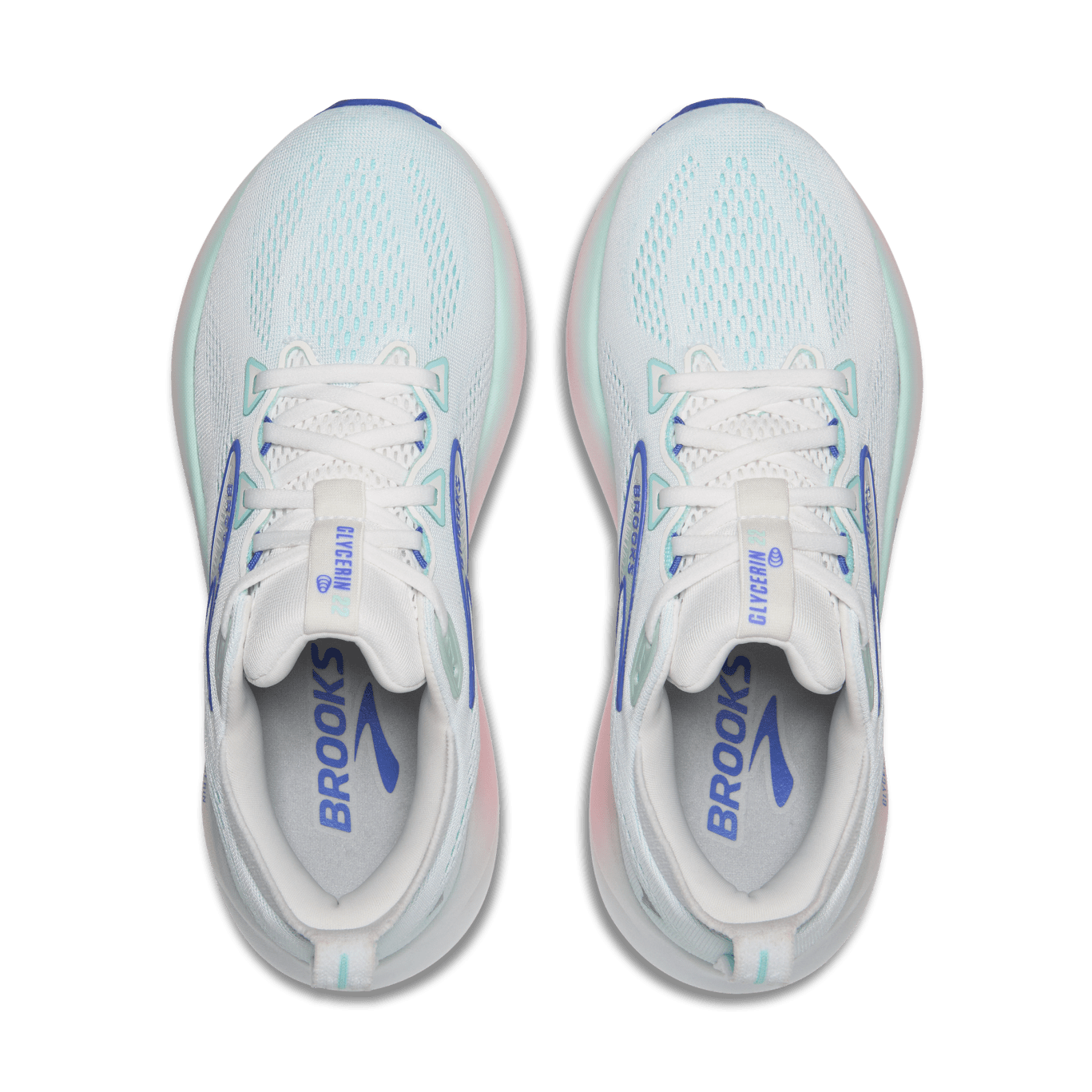 Brooks Glycerin 22 Women's - White / Amparo Blue