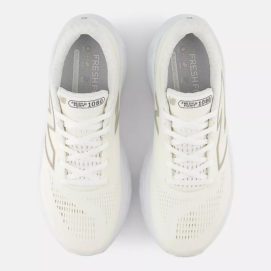 New Balance Fresh Foam X 1080v14 Women's - White / Light Gold Metallic / Sea Salt