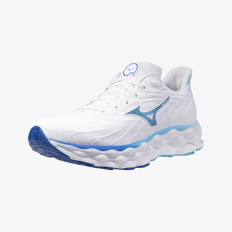 Mizuno Wave Sky 8 Womens - White Laser Blue