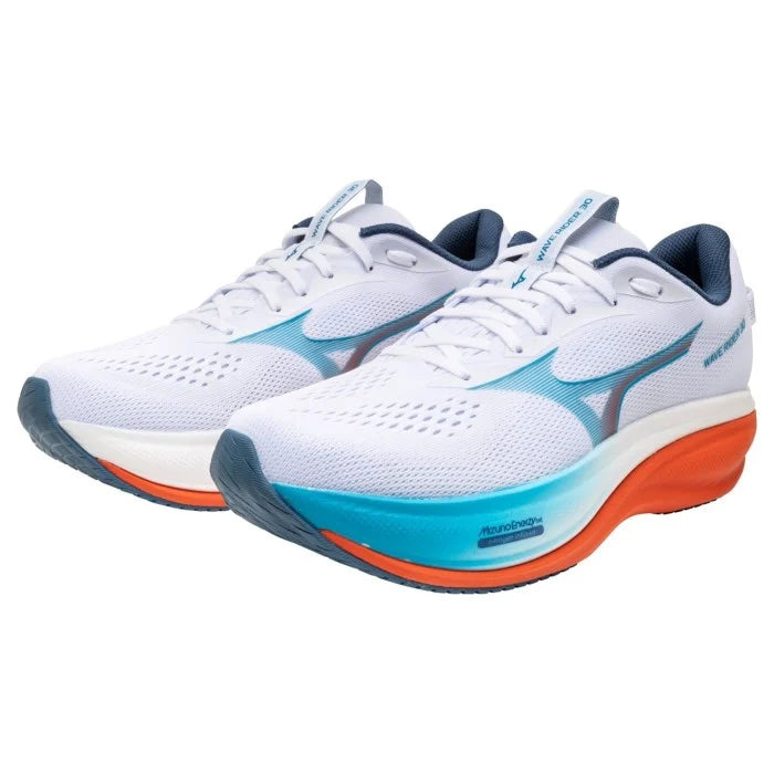 Mizuno Wave Rider 30 Men's - White/Blue Jewel/Orange