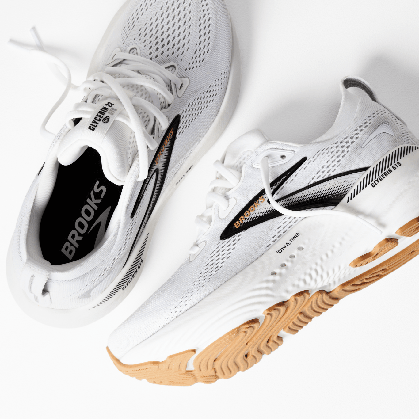 Brooks Glycerin GTS 22 Womens - White / Grey / Black