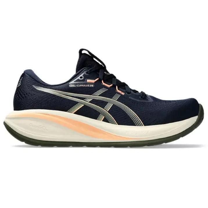 Asics Gel Cumulus 28 Men's (D) - Midnight/Khaki Green