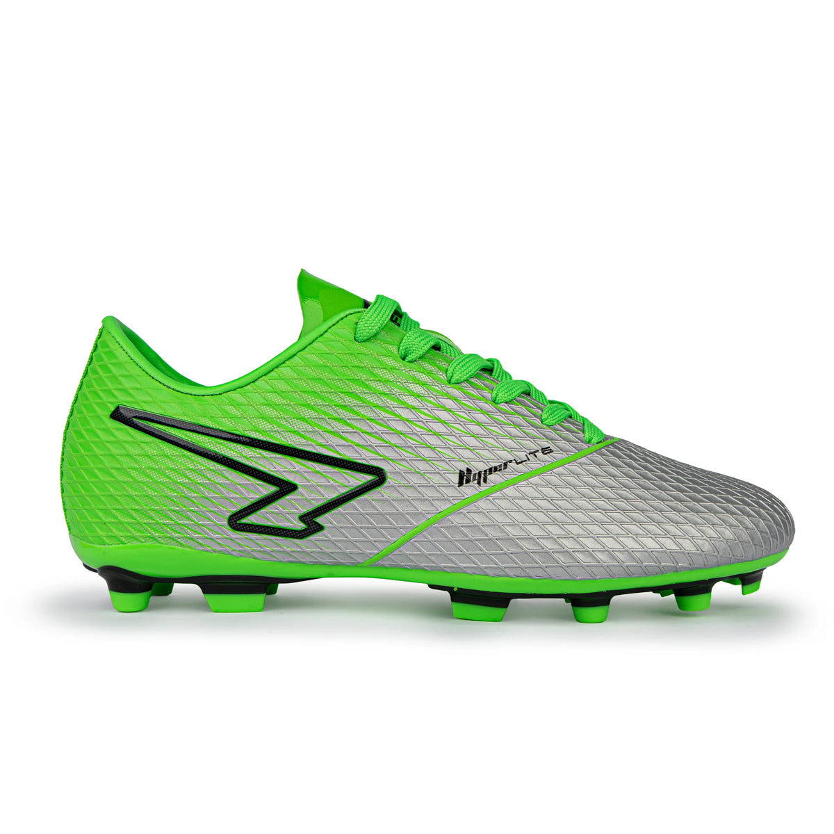 SFIDA Equaliser Junior Football Boots - Silver/Green