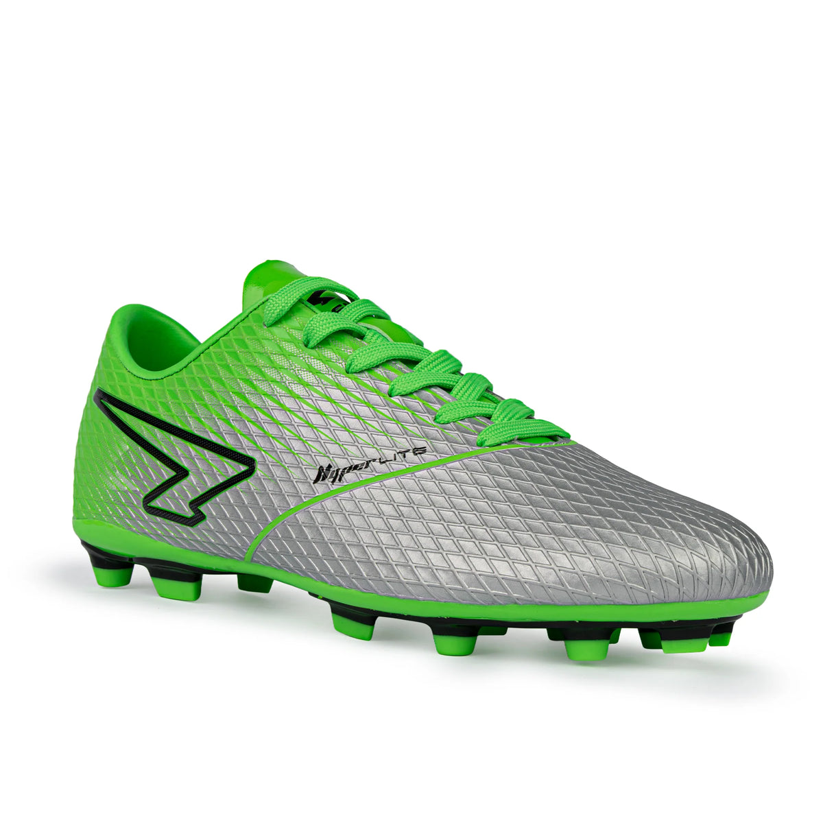 SFIDA Equaliser Junior Football Boots - Silver/Green