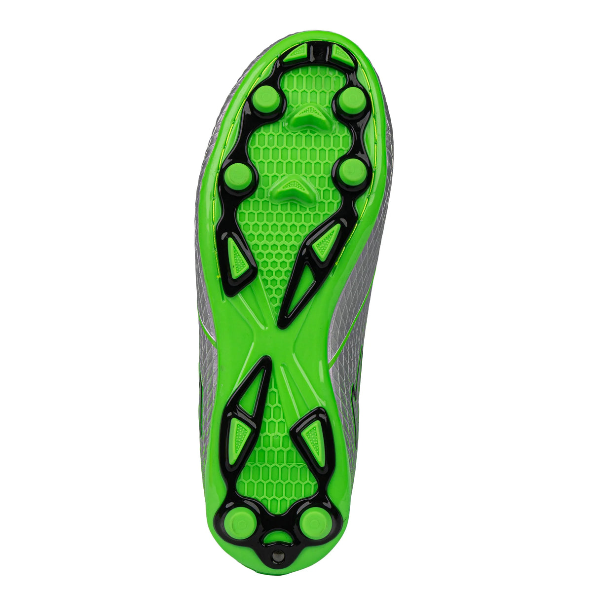 SFIDA Equaliser Junior Football Boots - Silver/Green
