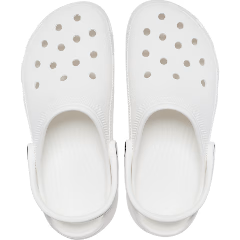 Women's Classic Platform Clog-White