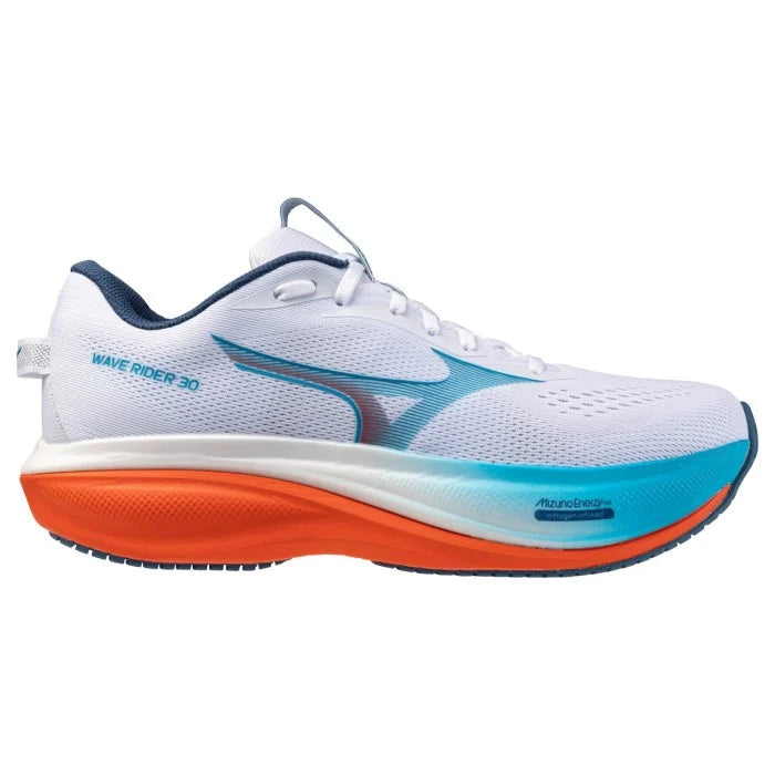 Mizuno Wave Rider 30 Men's - White/Blue Jewel/Orange
