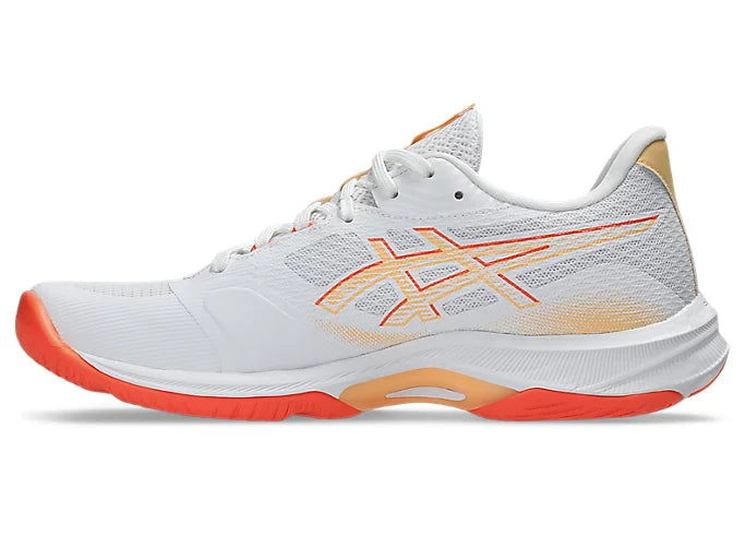 ASICS Netburner Ballistic 4 - White / Vivid Coral