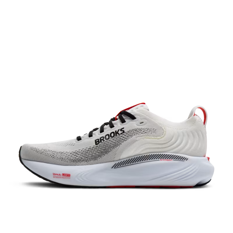 Brooks Adrenaline GTS 25 Men's - WHITE/BLACK/RED