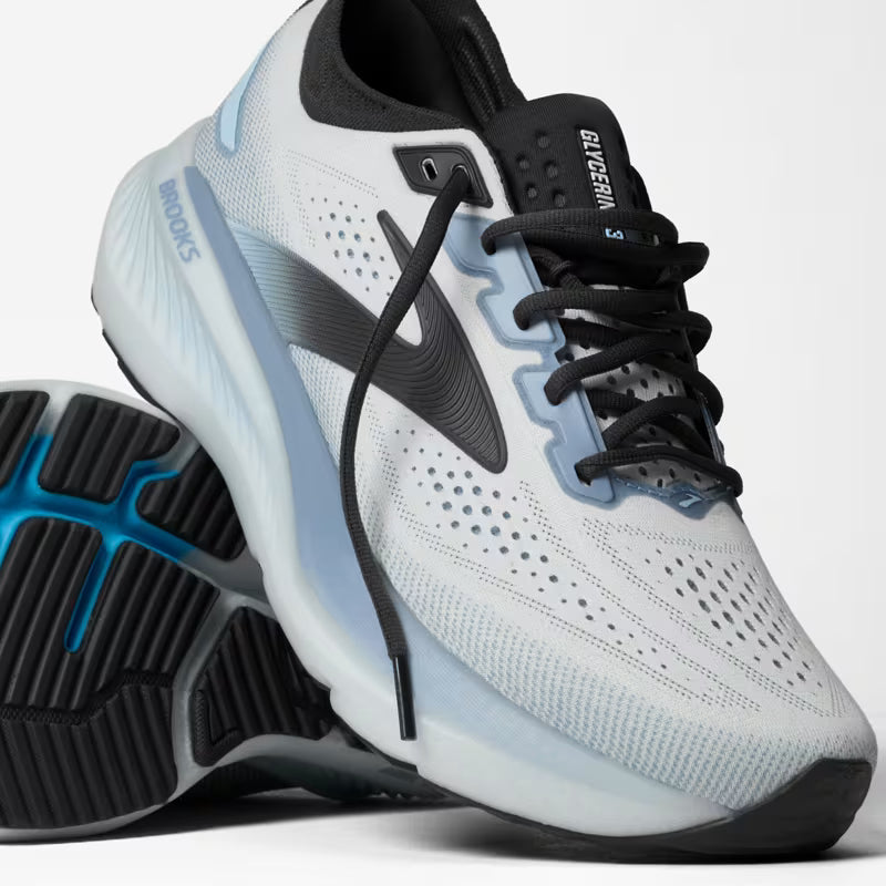 Brooks Glycerin 23 Men`s - WHITE/RAIN/BALTIC SEA