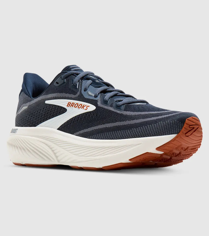 Brooks Ghost 18 Men's - NAVY BLAZER/RED EARTH