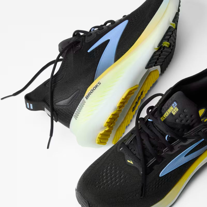 Brooks Glycerin 23 GTS Men's - BLACK/CYBR YELLOW/NIGHT