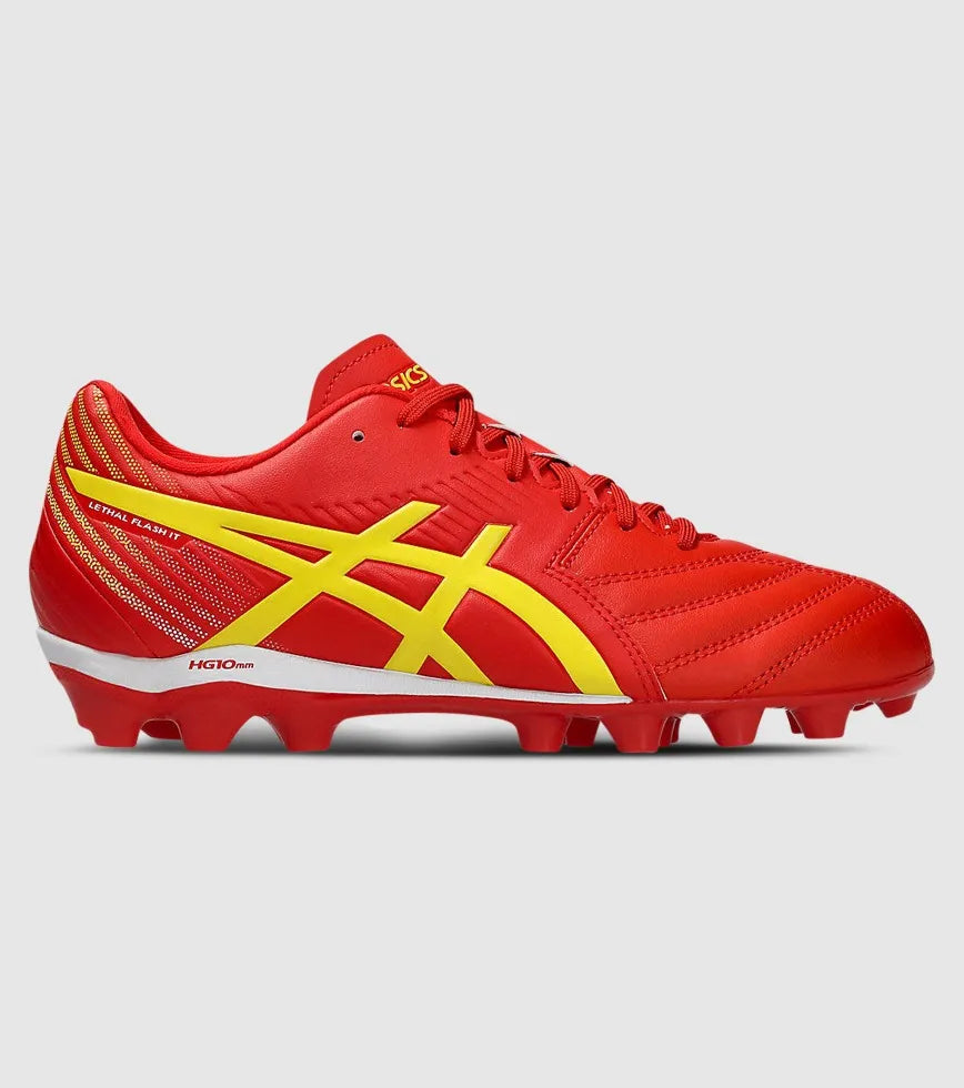 ASICS Lethal Flash IT 3 (GS) Kids - Fiery Red/Yellow – Sims Sports Store