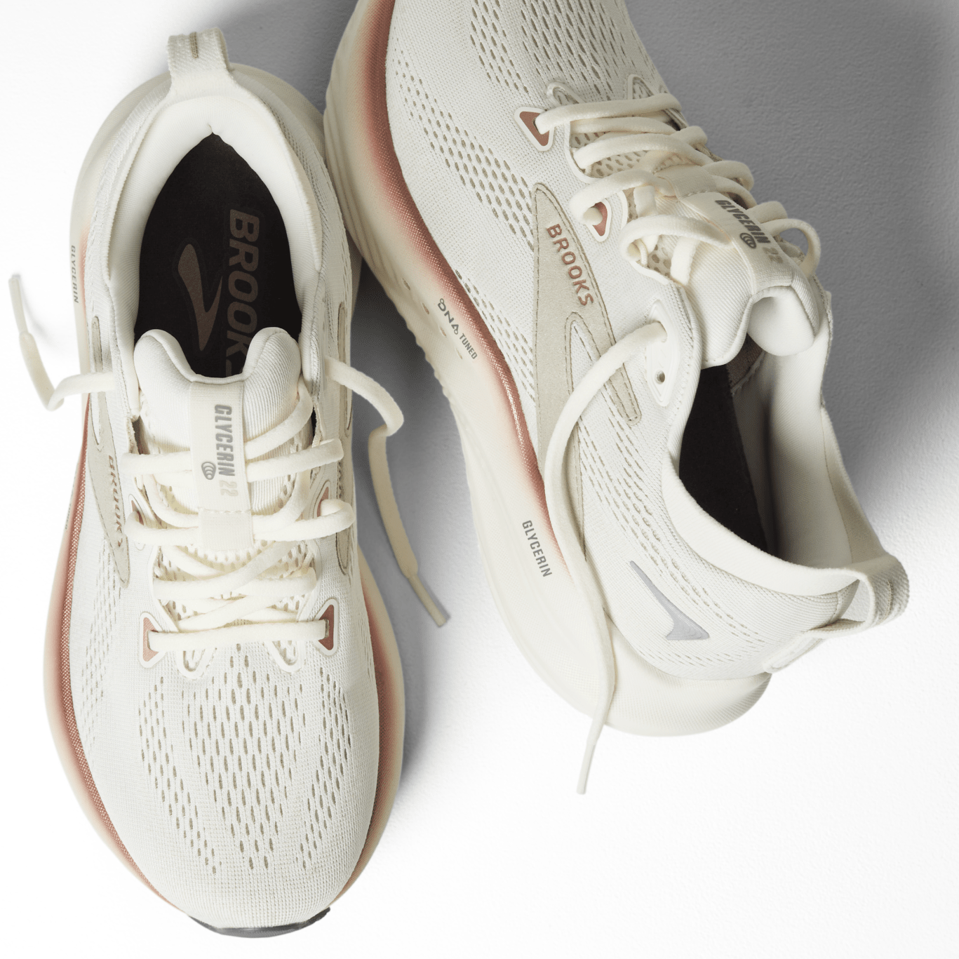 Brooks Glycerin 22 Womens - Coconut / Chateau / Rose