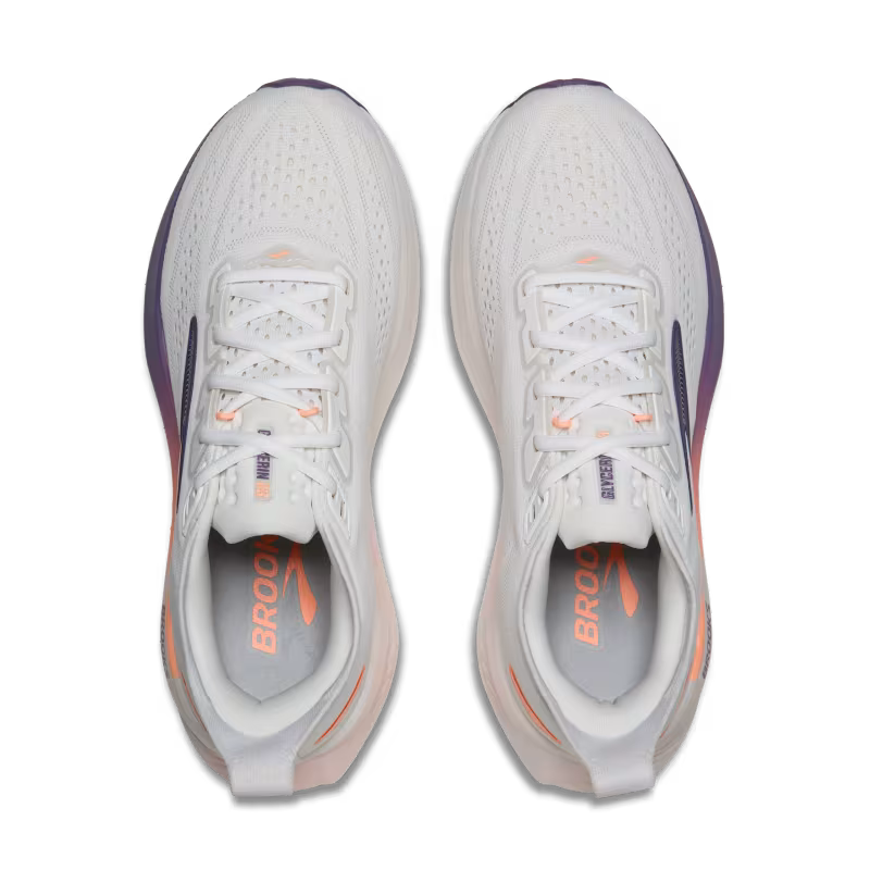 BROOKS Glycerin 23 Women`s - WHITE/MULLED GRAPE/CLEA