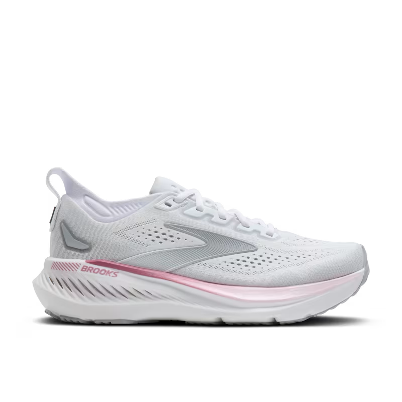 Brooks Glycerin GTS 23 Women`s - WHITE/HARBOR MIST/METAL