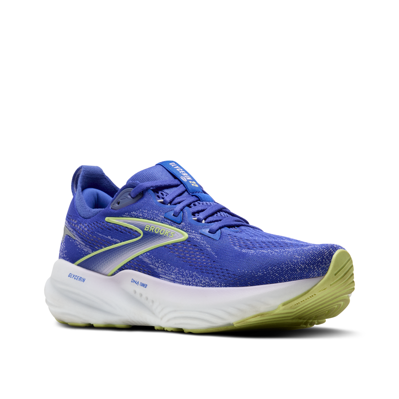 Brooks Glycerin 22 Women's - Amparo Blue / Iris / Yellow