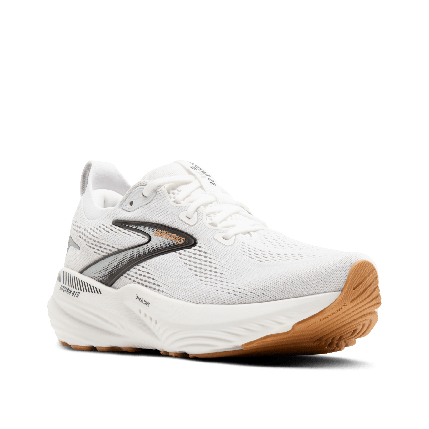 Brooks Glycerin GTS 22 Womens -  White / Grey / Black