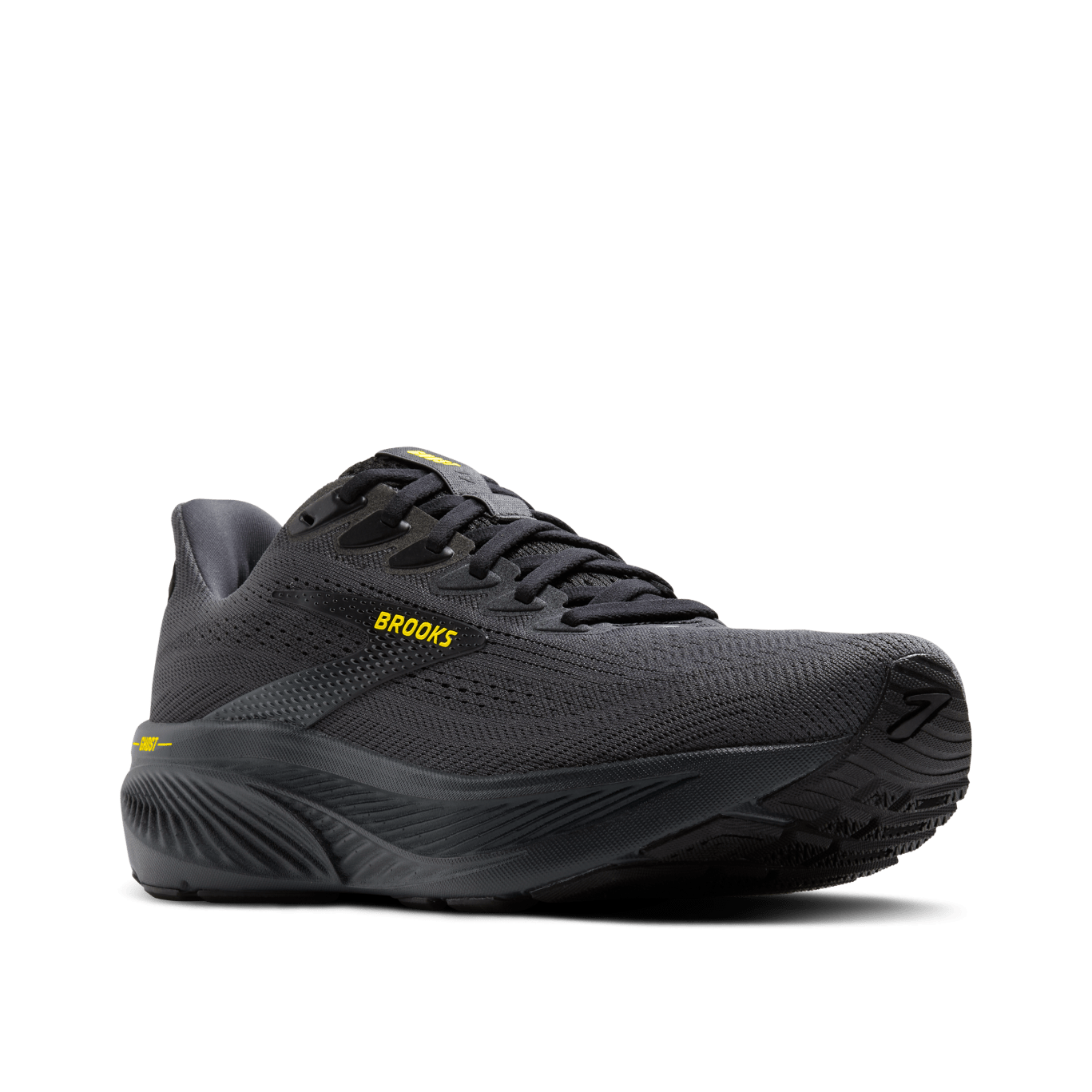 Brooks Ghost 17 Men's - Ebony / Black / Yellow