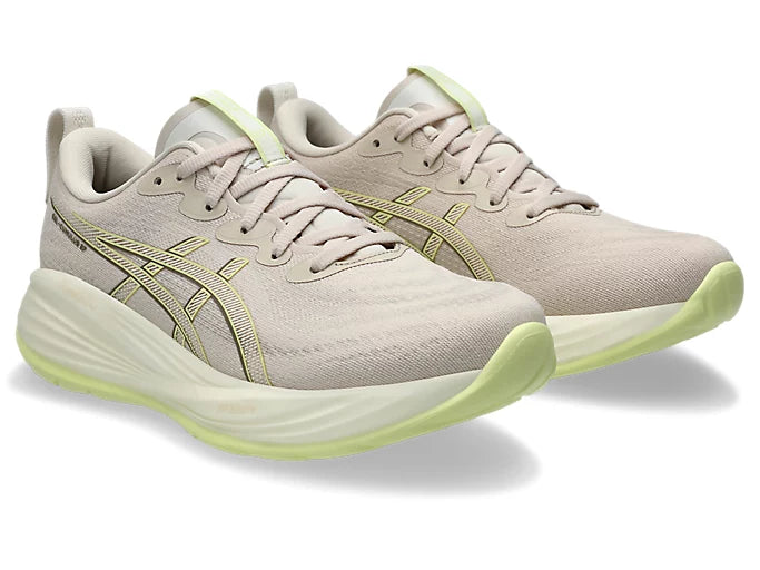 ASICS Gel-Cumulus 27 (D) Women's - Mineral Beige / Huddle Yellow