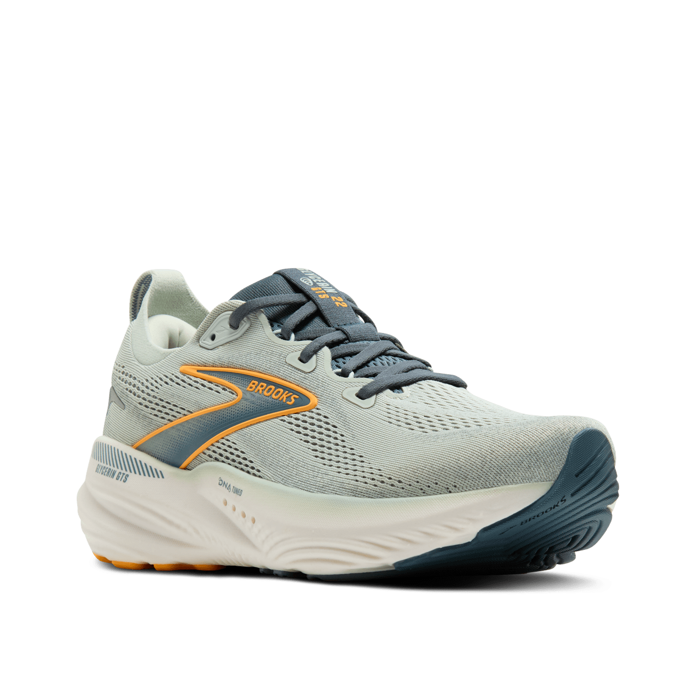 Brooks Glycerin GTS 22 Men's - Smoke / Stormy / Orange