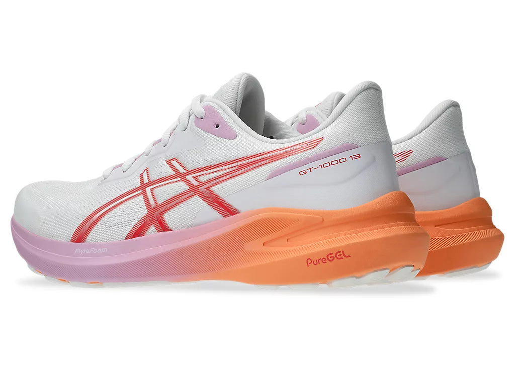 ASICS GT-1000 13 Women's - White / Coral Reef