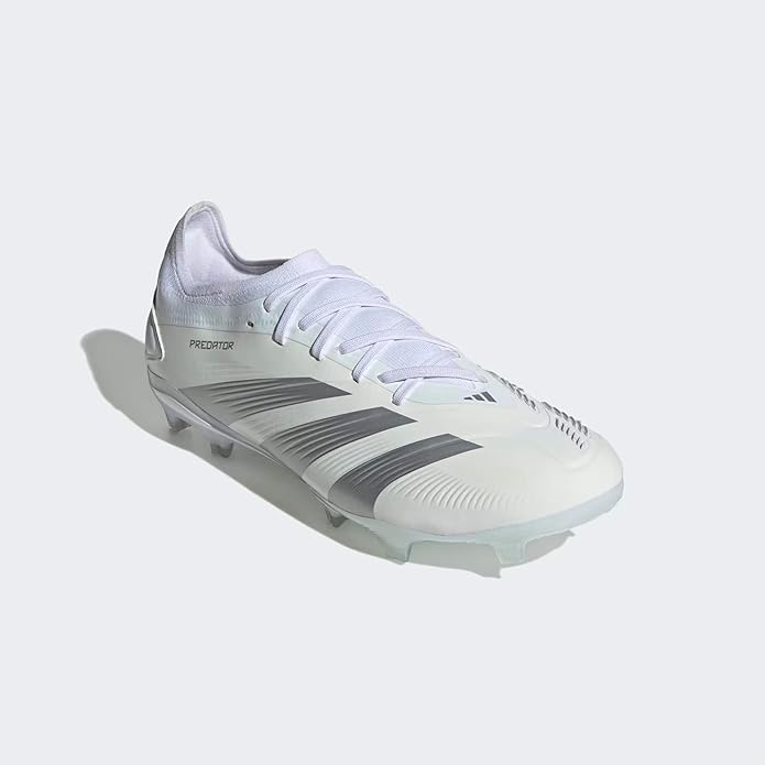 Adidas Predator Pro Football Boots - Cloud White / Silver Metallic / Cloud White