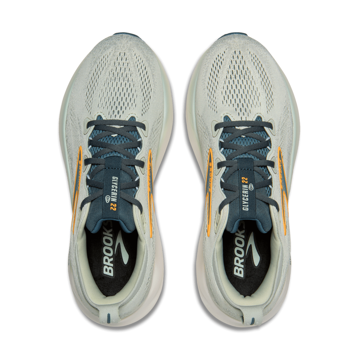 Brooks Glycerin 22 Men's - Smoke / Stormy / Orange