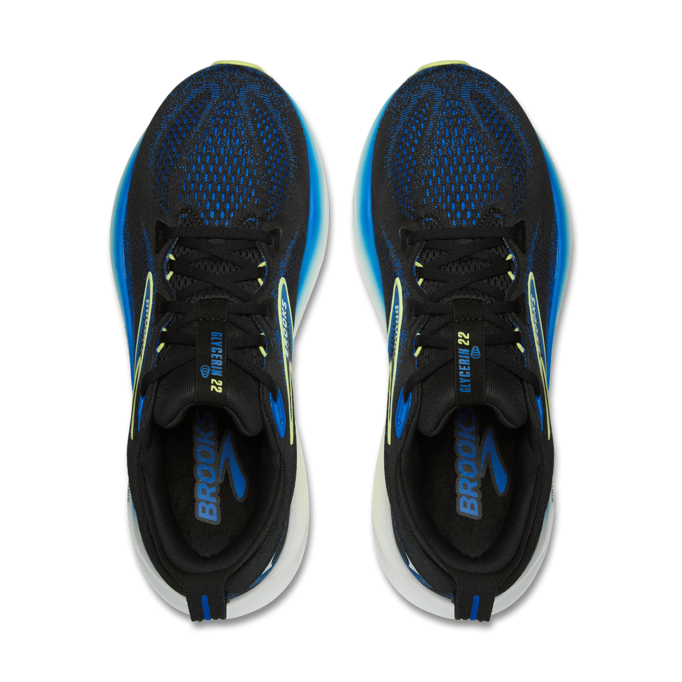 Brooks Glycerin 22 Men's - Black / Cobalt / Neo Yellow